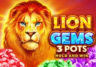 Lion Gems 3 Pots: Hold and Win